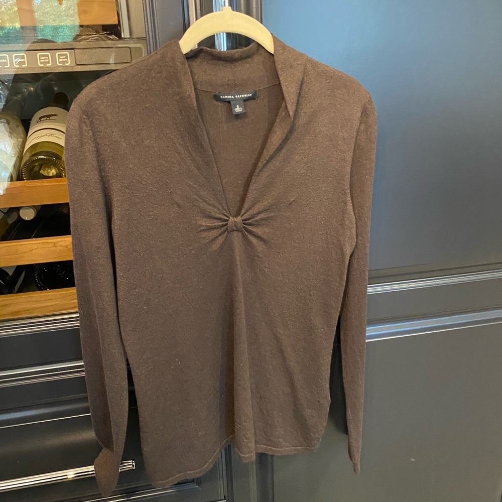 Silk banana republic long sleeve